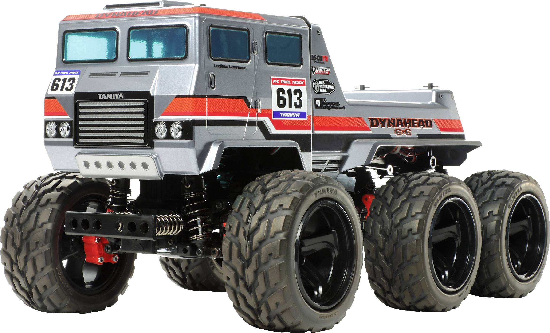 Tamiya Dynahead 6x6 Brushed 1:18 RC Modellauto Elektro Monstertruck Allradantrieb (4WD) Bausatz