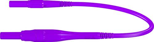 Stäubli XSMF-419 Messleitung [Lamellenstecker 4mm - Lamellenstecker 4 mm] 1.00m Violett