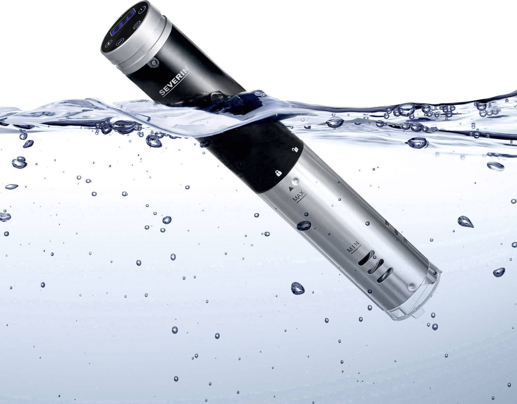 Severin SV 2450 2450-000 Sous Vide Stick (Vakuumgarer) Schwarz, Edelstahl
