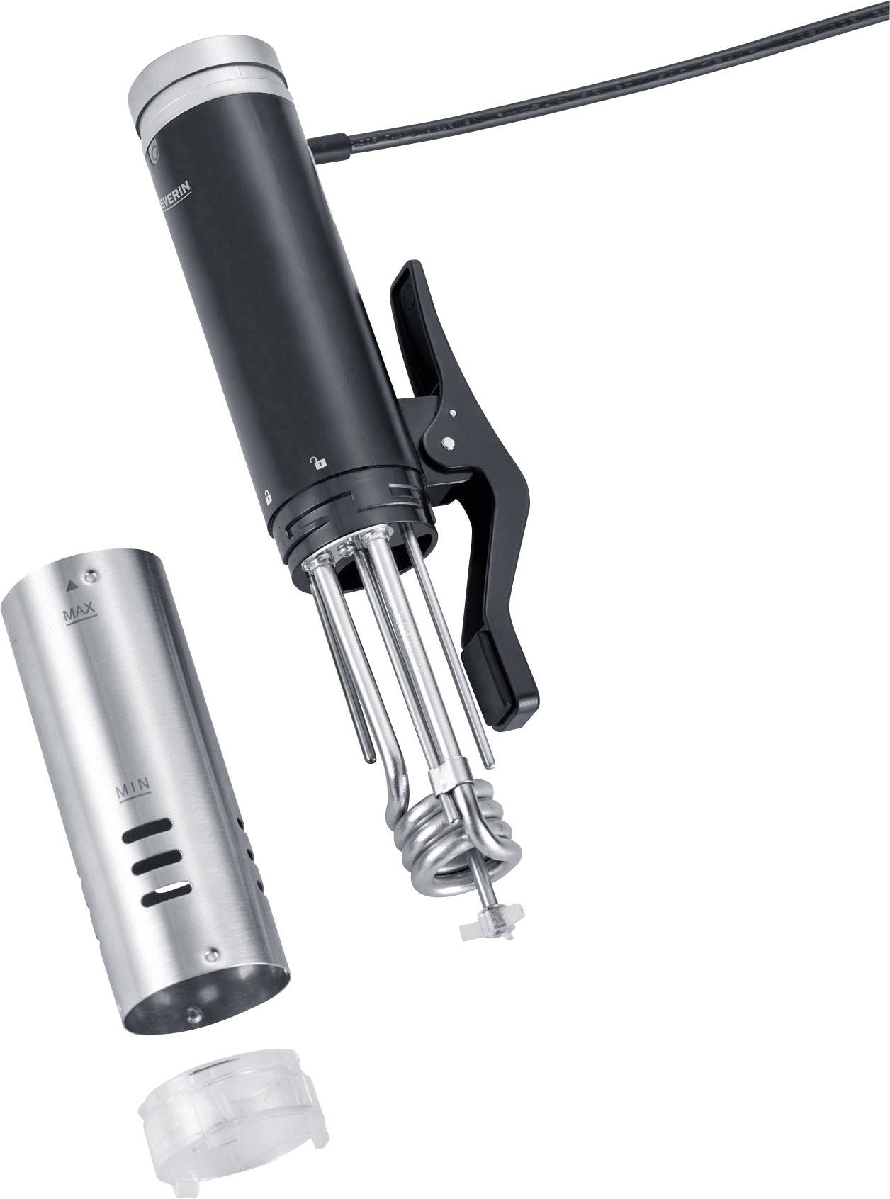 Severin SV 2450 2450-000 Sous Vide Stick (Vakuumgarer) Schwarz, Edelstahl
