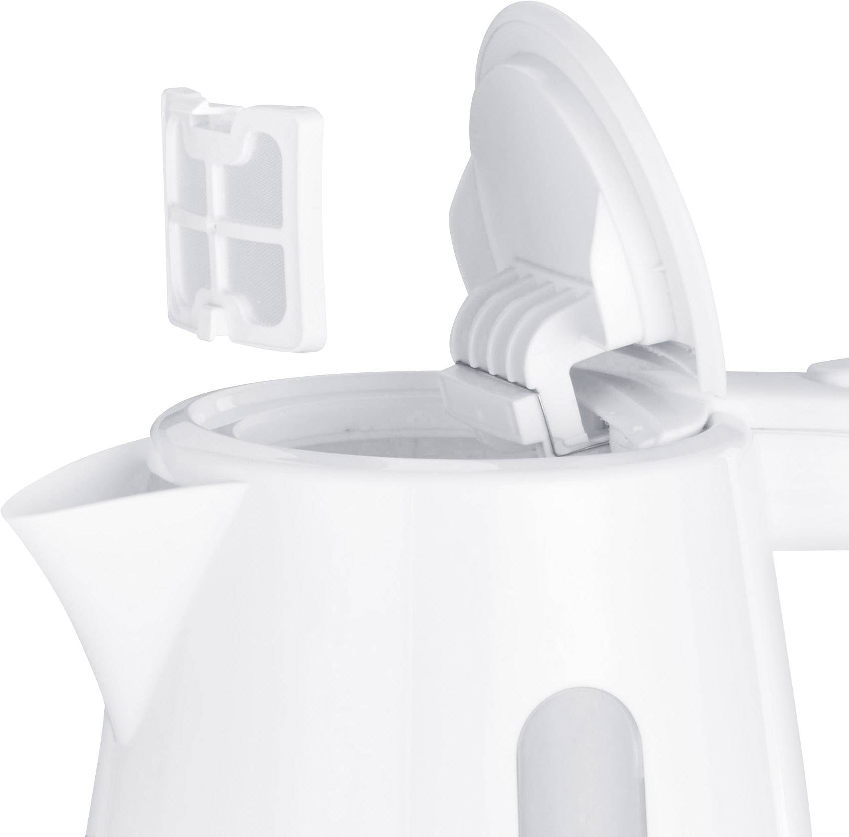 Severin WK 3411 Wasserkocher Weiß Fassungsvermögen: 1l