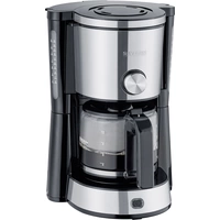 Severin KA 4825 "TYPE SWITCH" Kaffeemaschine Edelstahl, Schwarz Fassungsvermögen Tassen=10 Glaskanne Severin KA 4825 "TYPE SWITCH" Kaffeemaschine Edelstahl, Schwarz Fassungsvermögen Tassen=10 Glaskanne