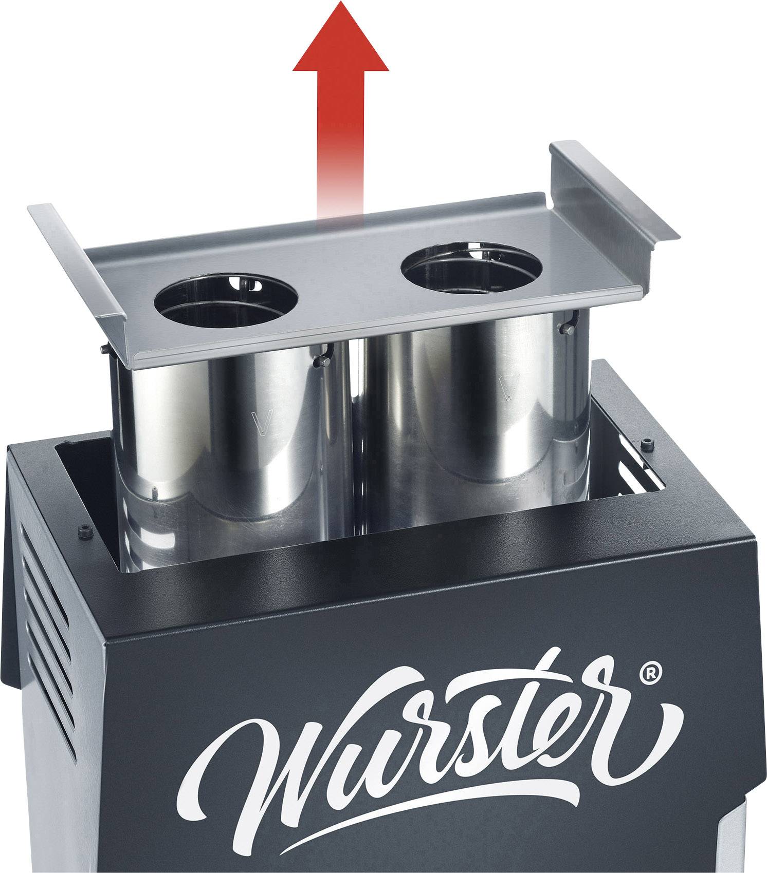 Severin WT 5005 - Wurster® 5005-000 Wurstbräter Schwarz, Grau