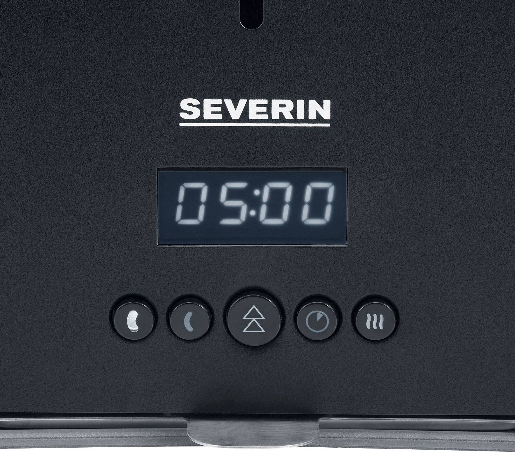 SEVERIN WT 5005 Stufa Per Salsicce - Acciaio Inossidabile Nero - Cottura Salsicce Alla Griglia