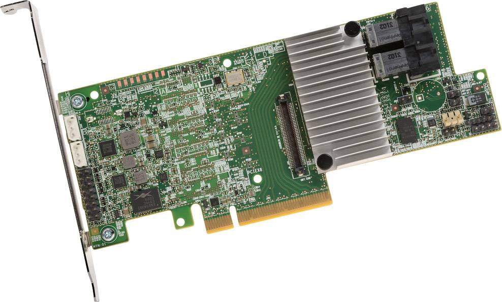 Broadcom LSI MegaRAID SAS 9361-4i 4 Port RAID Controller PCIe x8 Passend für (SSD): SATA SSD, SAS SSD