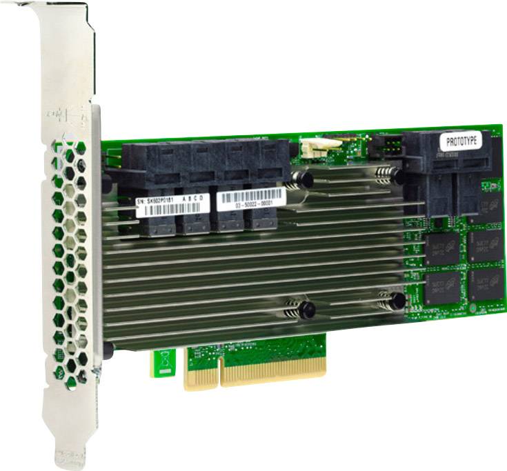 Broadcom MegaRAID SAS 9361-24i 24 Port RAID Controller PCIe x8 Passend für (SSD): SATA SSD, SAS SSD