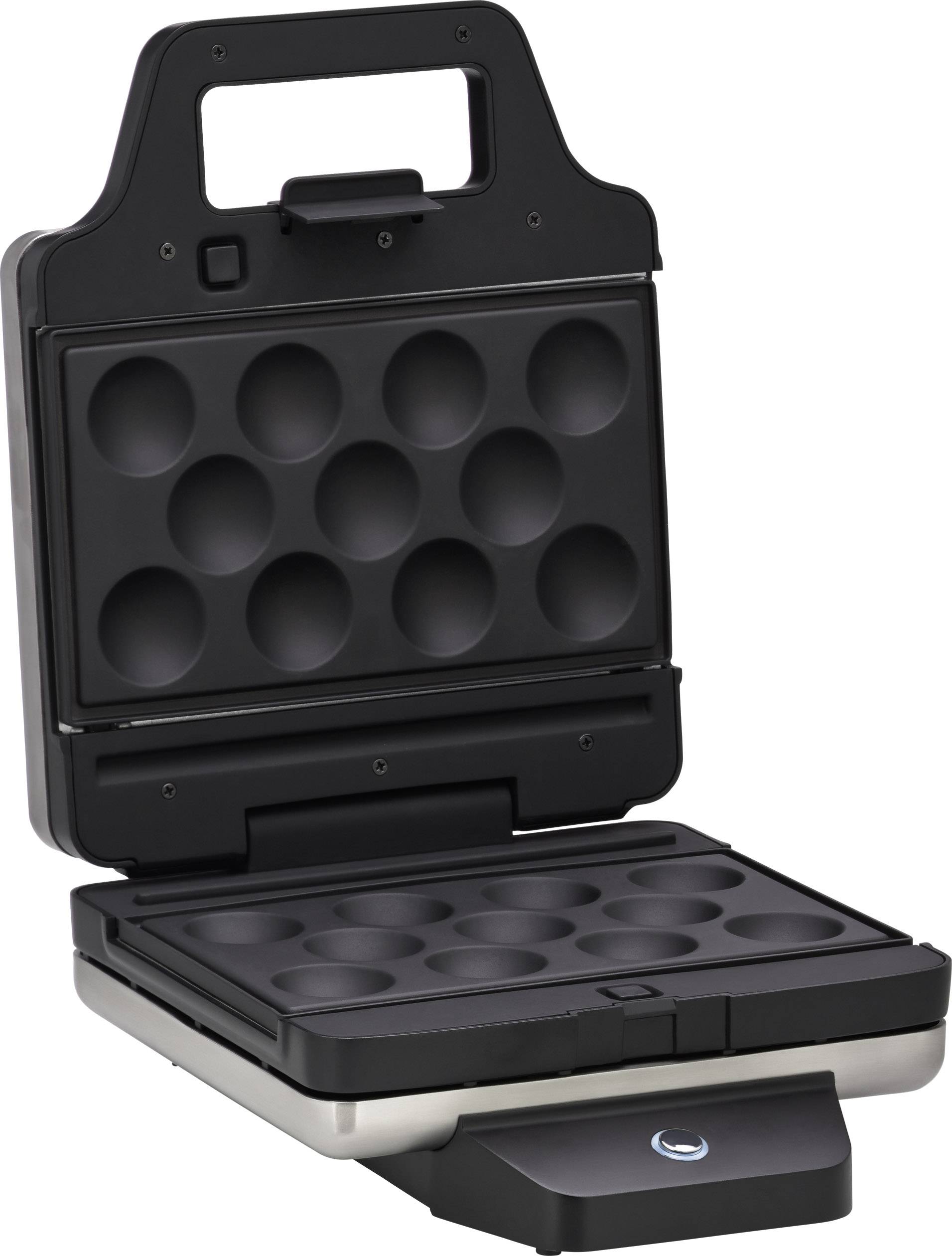 WMF LONO Snack Master 0415420011 Waffeleisen Silber, Schwarz