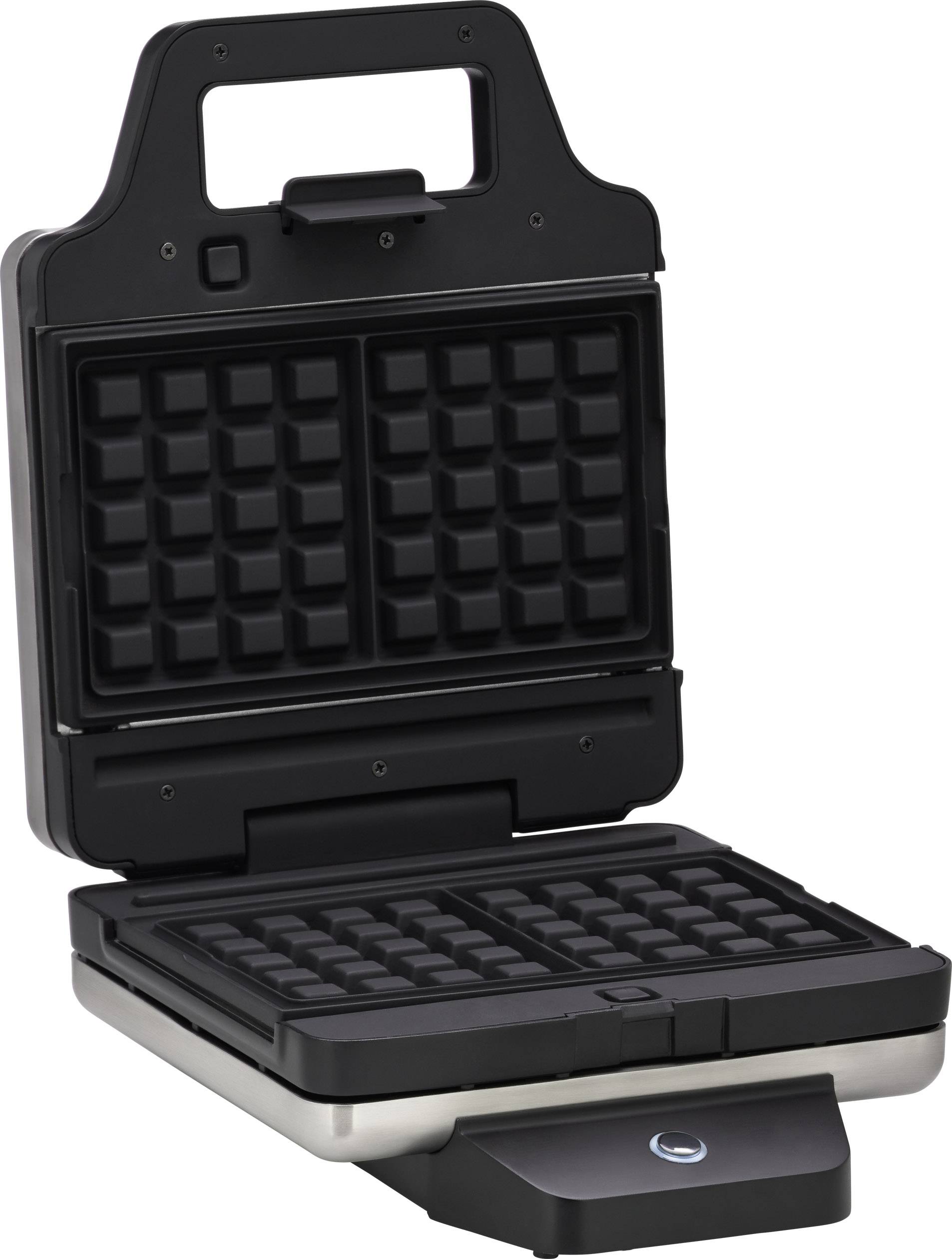 WMF LONO Snack Master 0415420011 Waffeleisen Silber, Schwarz