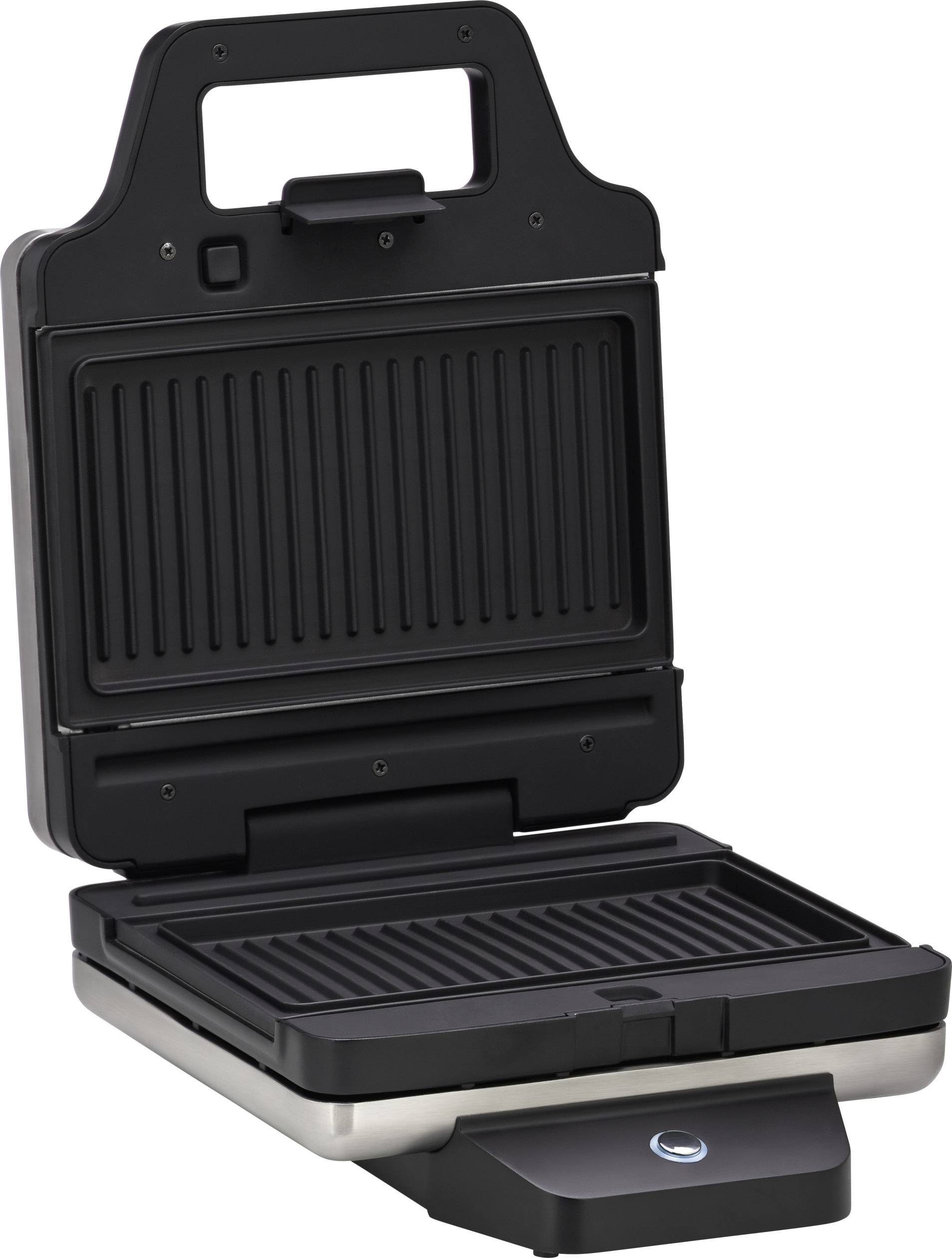 WMF LONO Snack Master 0415420011 Waffeleisen Silber, Schwarz
