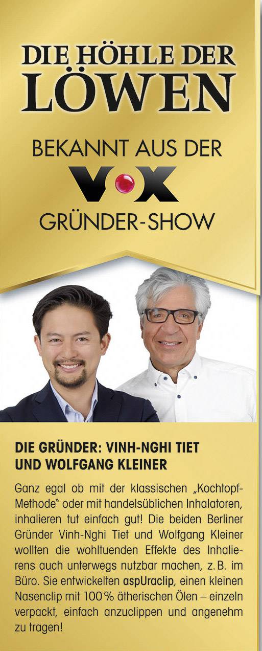 aspUraclip Mini-Inhalator fresh Inhalator