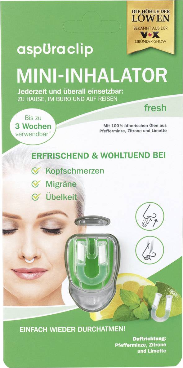 aspUraclip Mini-Inhalator fresh Inhalator