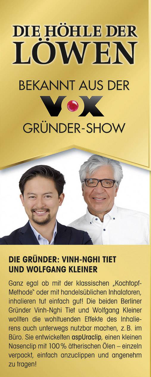 aspUraclip Mini-Inhalator med Inhalator