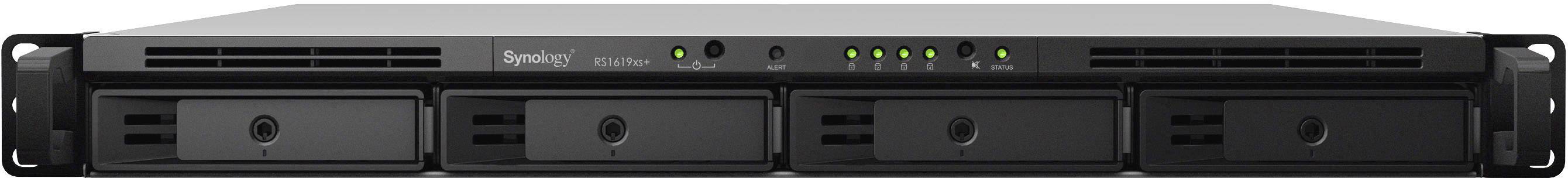 Synology RackStation RS1619xs+ NAS-Server Gehäuse 4 Bay 2x M.2 Steckplatz RS1619XS+