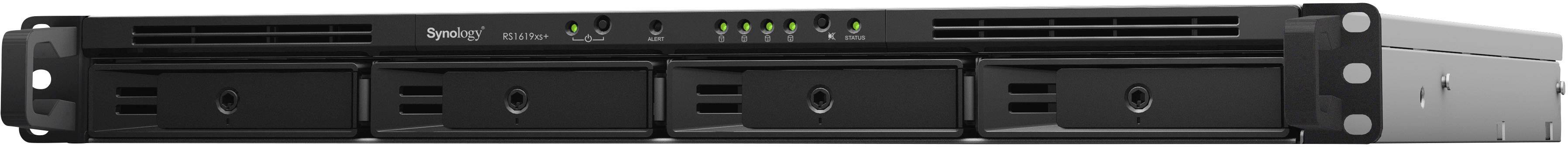 Synology RackStation RS1619xs+ NAS-Server Gehäuse 4 Bay 2x M.2 Steckplatz RS1619XS+