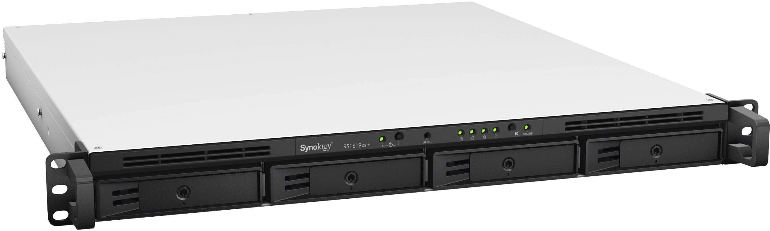 Synology RackStation RS1619xs+ NAS-Server Gehäuse 4 Bay 2x M.2 Steckplatz RS1619XS+