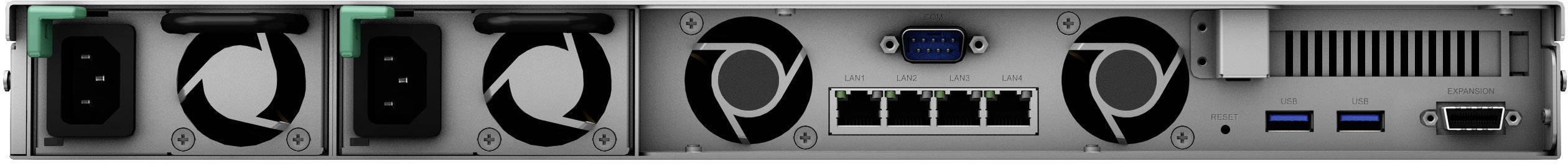 Synology RackStation RS1619xs+ NAS-Server Gehäuse 4 Bay 2x M.2 Steckplatz RS1619XS+