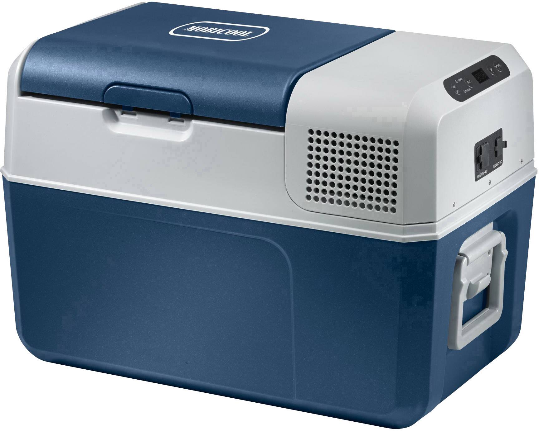 MobiCool MCF32 12/230V Kühlbox EEK: D (A - G) Kompressor 12 V, 24 V, 230V Blau, Weiß 31l -10 bis +10°C