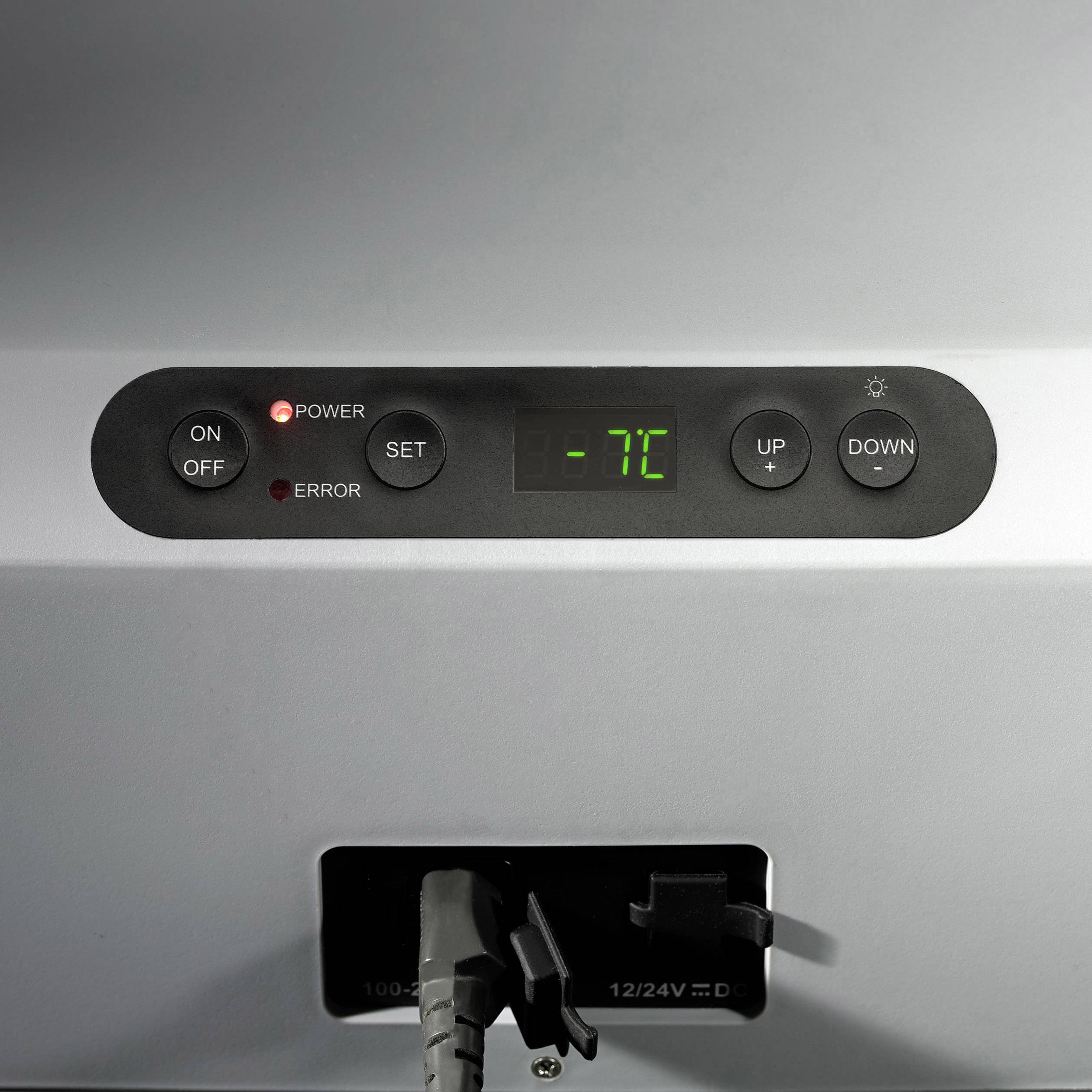 MobiCool MCF32 12/230V Kühlbox EEK: D (A - G) Kompressor 12 V, 24 V, 230V Blau, Weiß 31l -10 bis +10°C