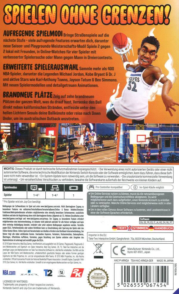 NBA 2K Playground 2 Nintendo Switch USK: 0
