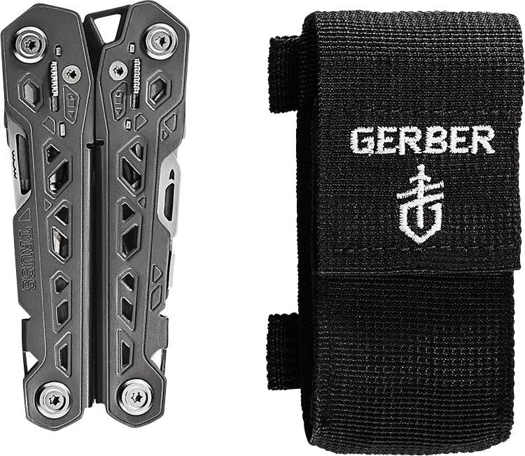 Gerber Truss 31-003304 Multitool mit Holster Anzahl Funktionen 17 Silber-Grau