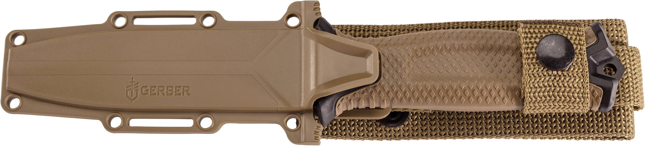 Gerber Strongarm Coyote 31-002931 Outdoormesser mit Messerscheide  Braun