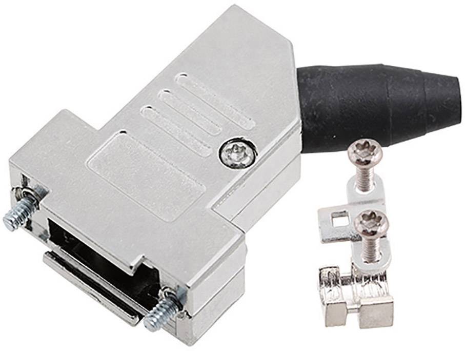 Encitech DTSL37-RG-SJS-M3-S-K 6560-5218-34 D-SUB Gehäuse Polzahl: 37 Zinkdruckguss 45° Metall 1St.