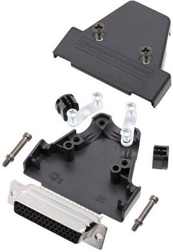 Encitech TRI-P-25-HDS44-K 6355-0068-13 D-SUB Gehäuse Polzahl: 44 Kunststoff Schwarz 1 St.