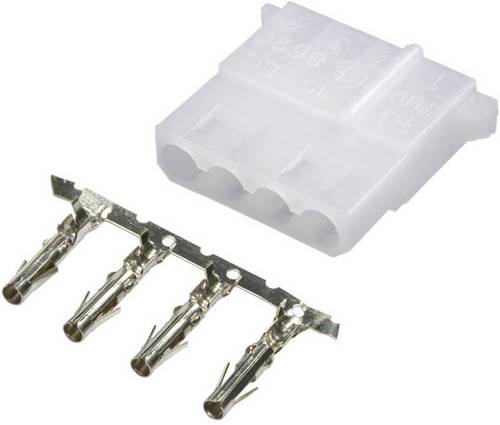 Econ connect Buchsengehäuse-Platine Polzahl Gesamt 4 Rastermaß: 5.08 mm FS05 Bulk