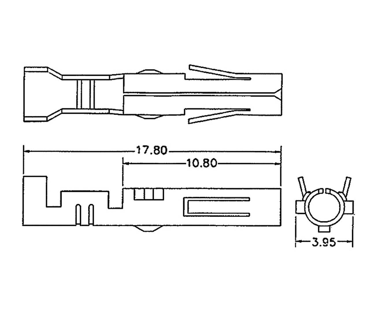 Econ connect Buchsengehäuse-Platine Polzahl Gesamt 4 Rastermaß: 5.08mm FS05 Bulk