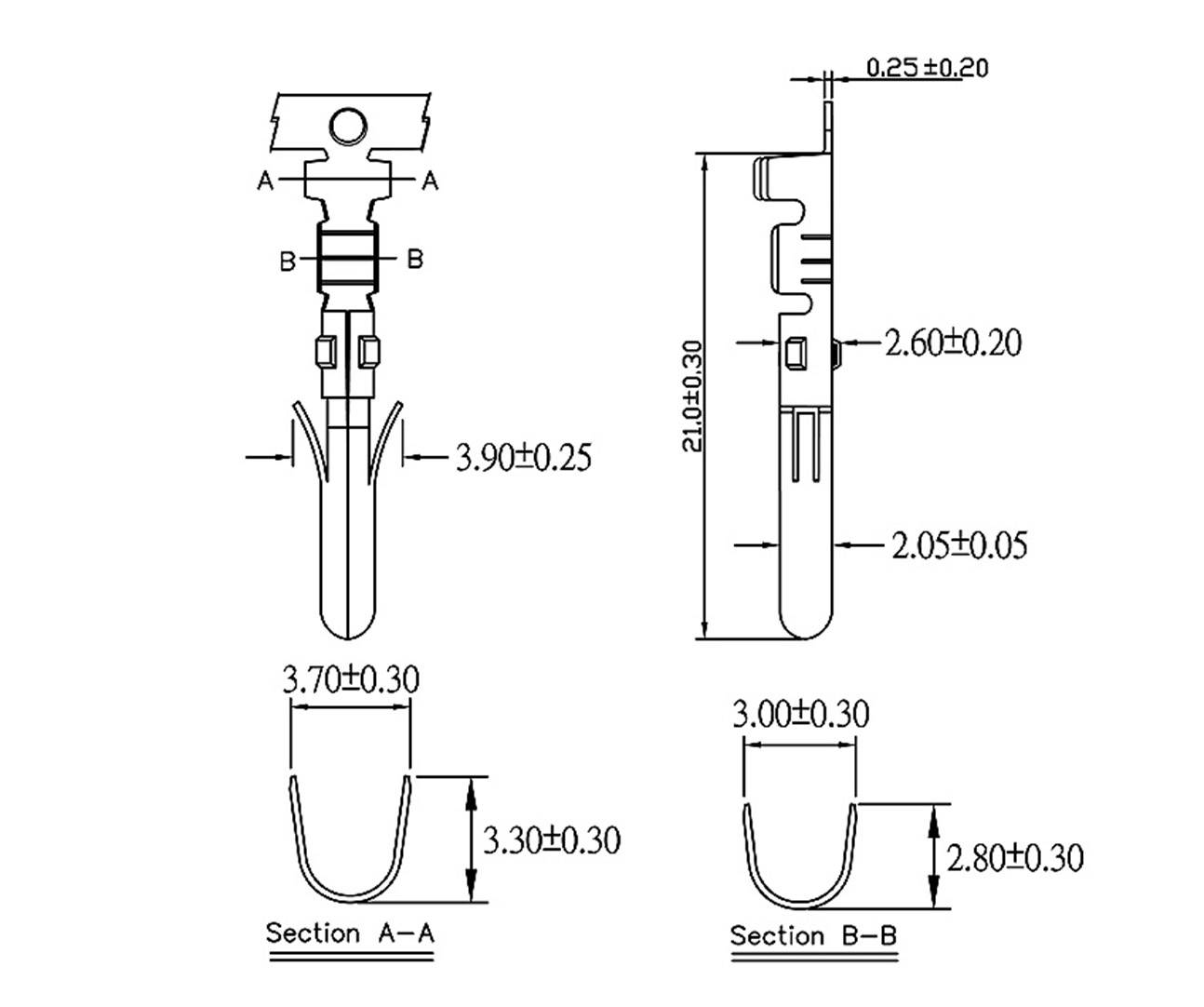 Econ connect Stiftgehäuse-Platine Polzahl Gesamt 4 Rastermaß: 5.08mm FK05 Bulk
