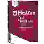 McAfee Total Protection 1 Device Vollversion, 1 Lizenz Android, iOS, Mac, Windows Antivirus, Sicherheits-Software