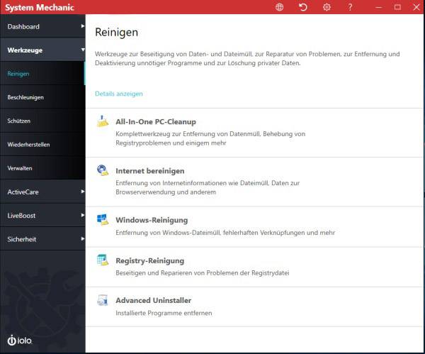 Avanquest System Mechanic 2019 Vollversion, 1 Lizenz Windows Systemoptimierung