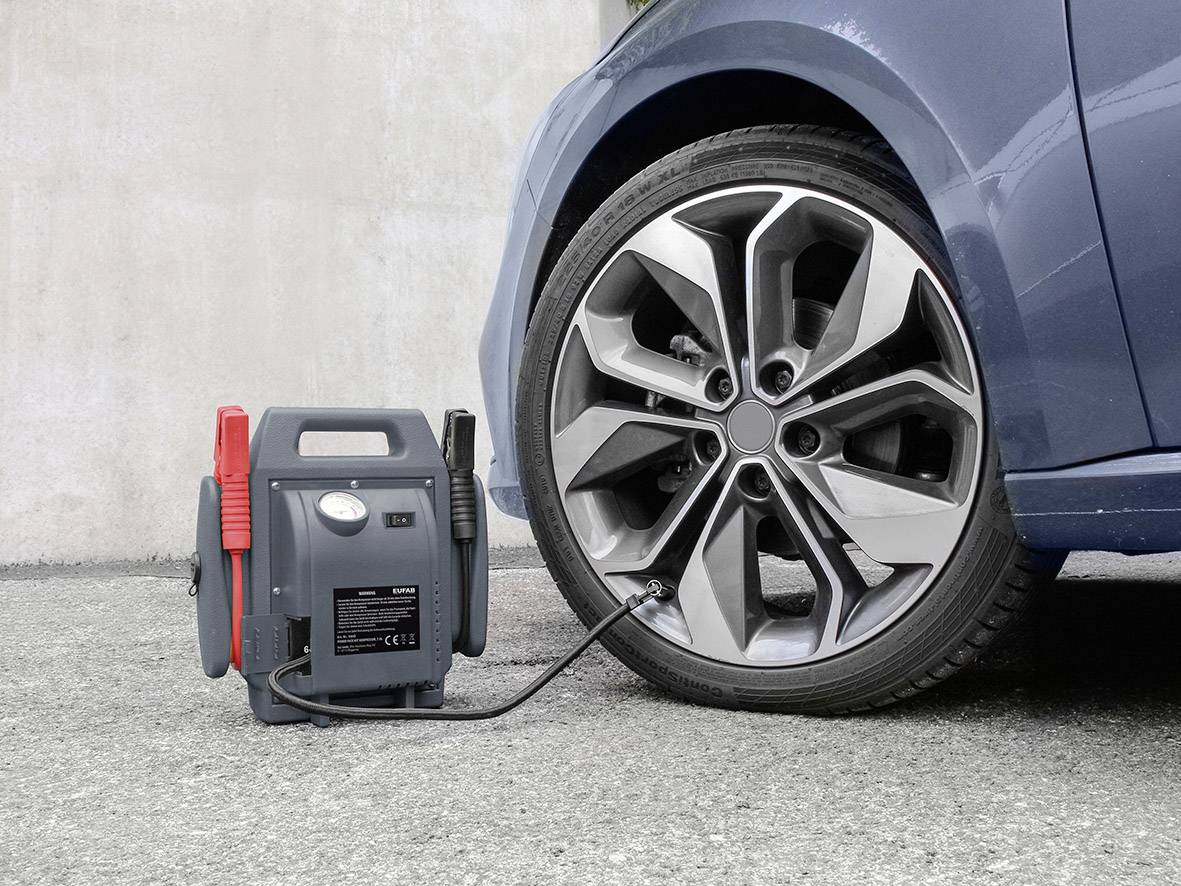 Eufab Schnellstartsystem 16643 Starthilfestrom (12 V)=300 A 12 V-Ausgang 1x