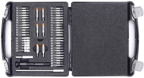 BERNSTEIN Tools for Electronics 4-970 Bit-Set 51teilig inkl. Drehmoment-Adapter