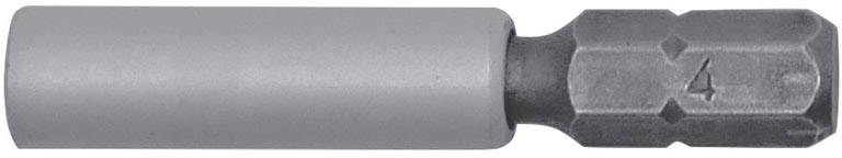 Bernstein Tools 4-564 Bit-Adapter 1/4" auf 4mm Bits, Länge 45mm 45 mm