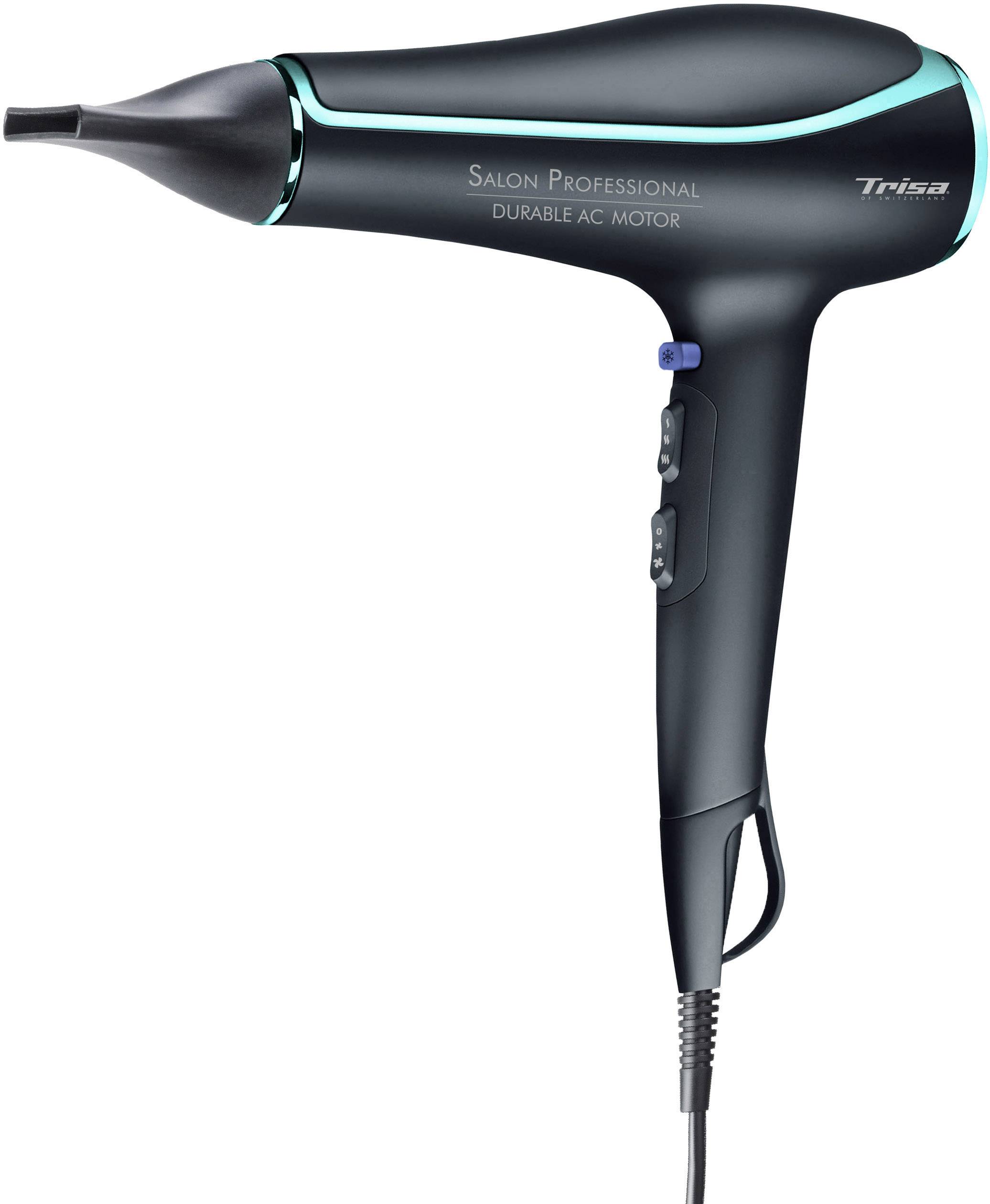 Trisa Salon Professional Haartrockner Schwarz, Türkis