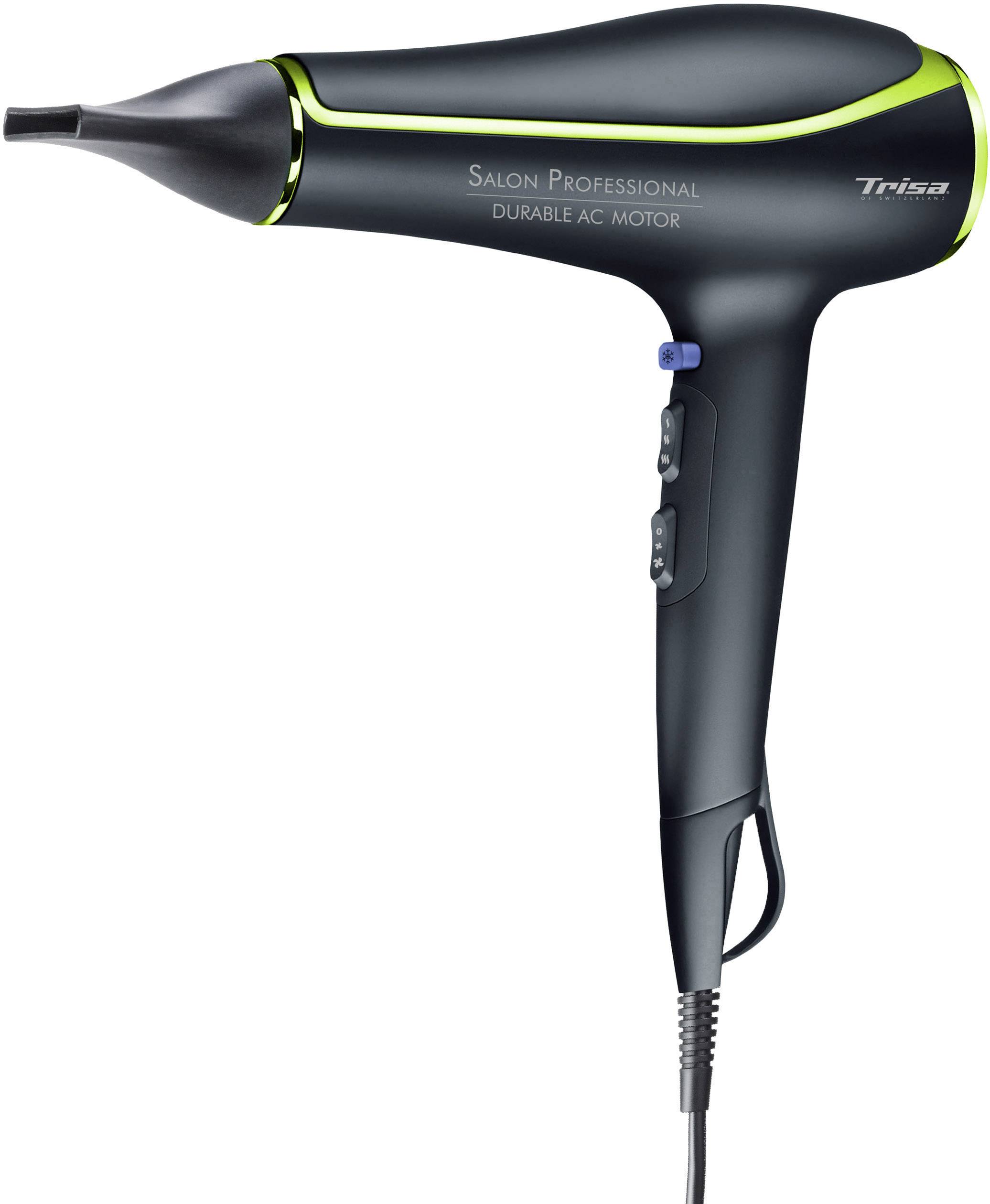 Trisa Salon Professional Haartrockner Schwarz, Limettengrün