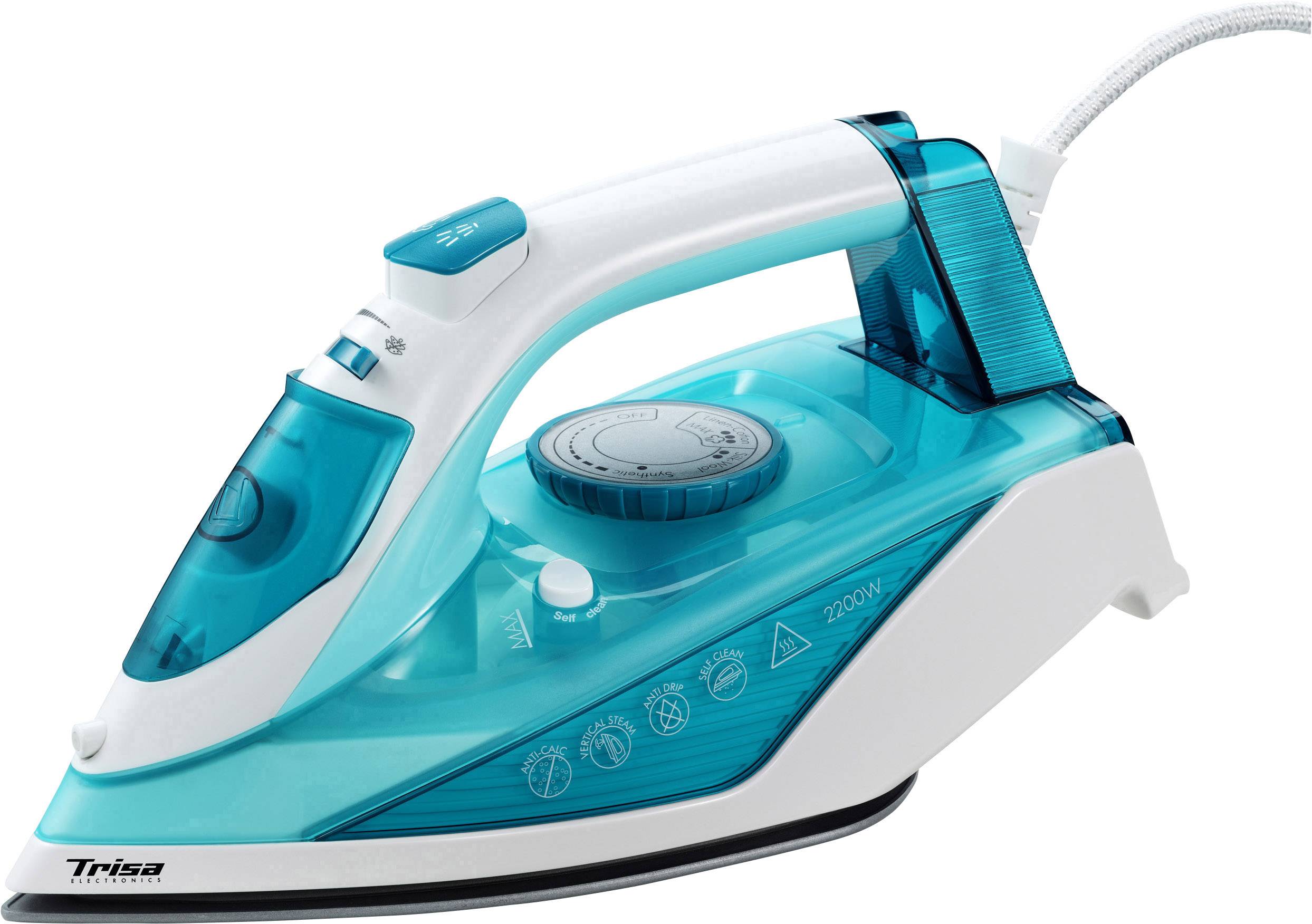 Trisa Classic Steam i5521 Dampfbügeleisen Türkis 2000 W