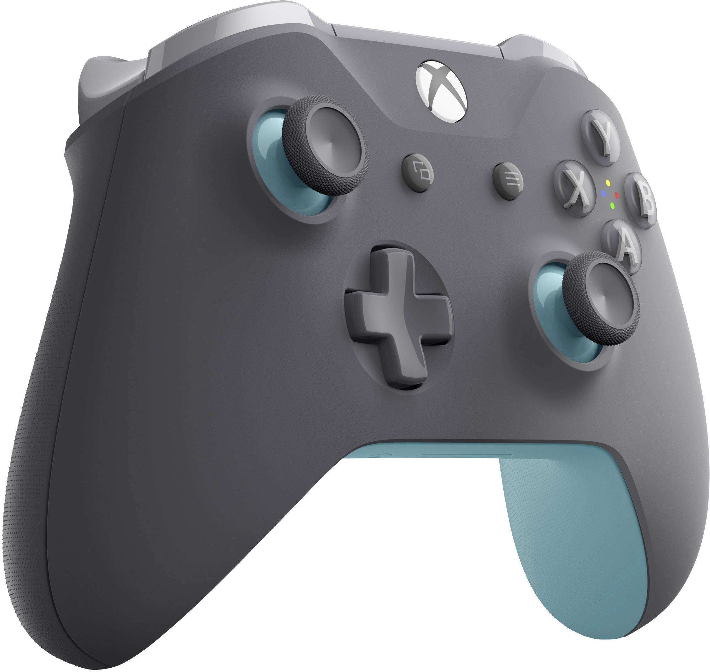 Microsoft Wireless Blue-Grey Gamepad Xbox One, PC Grau, Blau