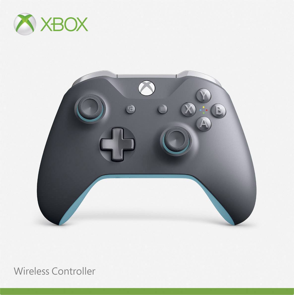 Microsoft Wireless Blue-Grey Gamepad Xbox One, PC Grau, Blau