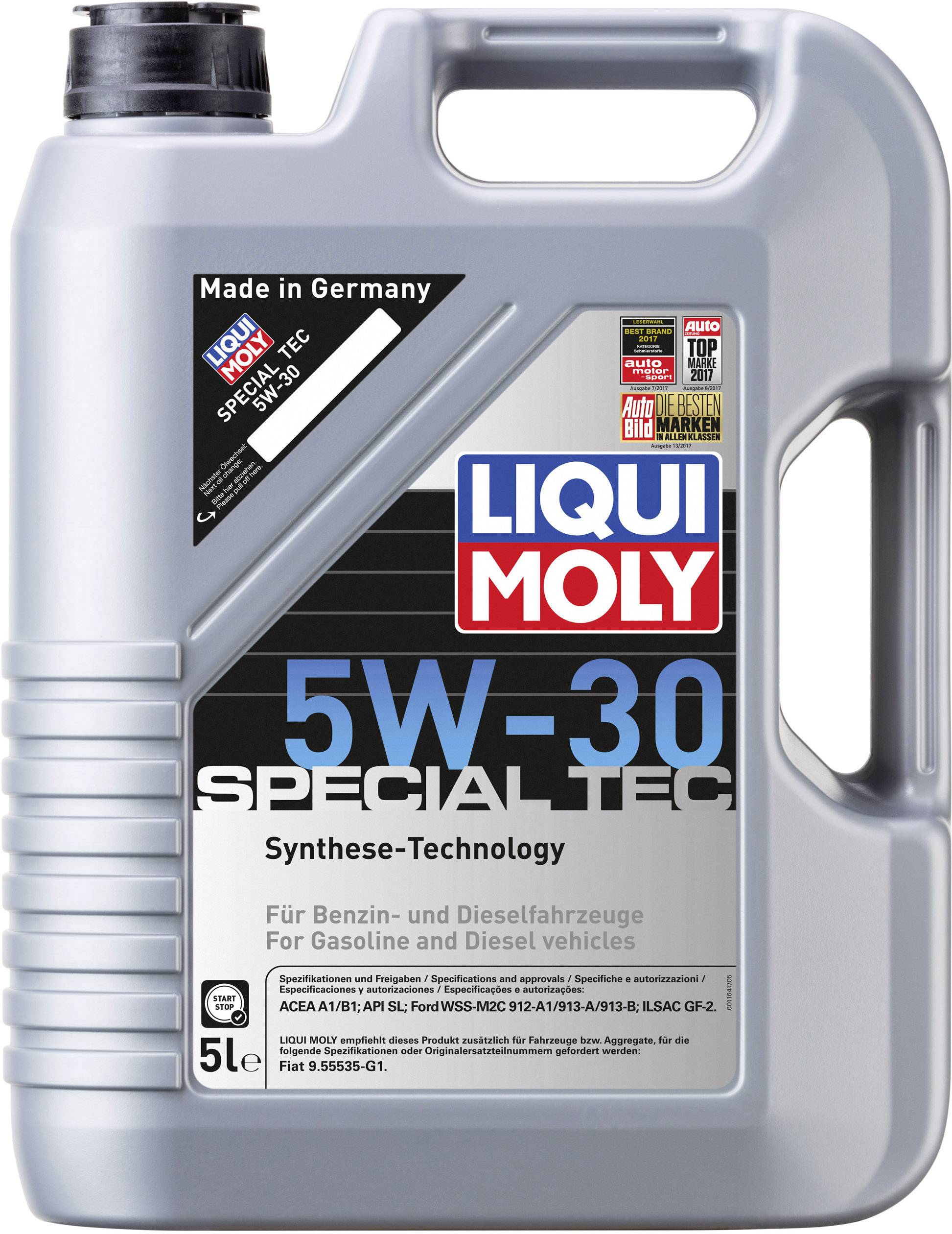 Liqui Moly SPECIAL TEC 5W-30 1164 Leichtlaufmotoröl 5l