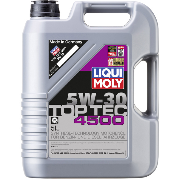 Liqui Moly TOP TEC 4500 5W-30 3729 Leichtlaufmotoröl 5l