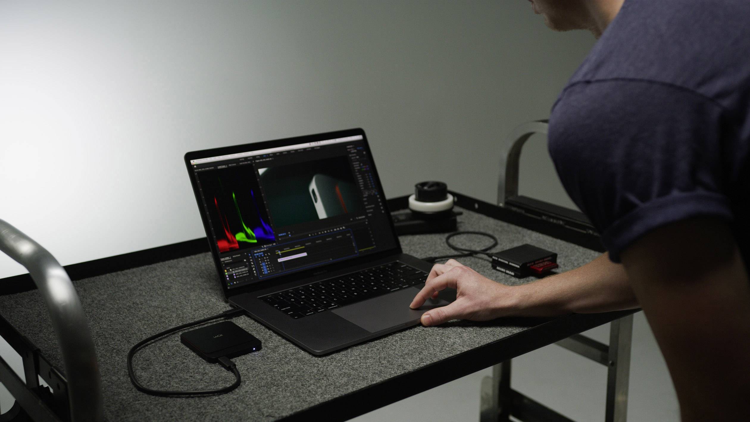 LaCie Portable SSD 500GB Externe SSD USB-C™ Schwarz STHK500800