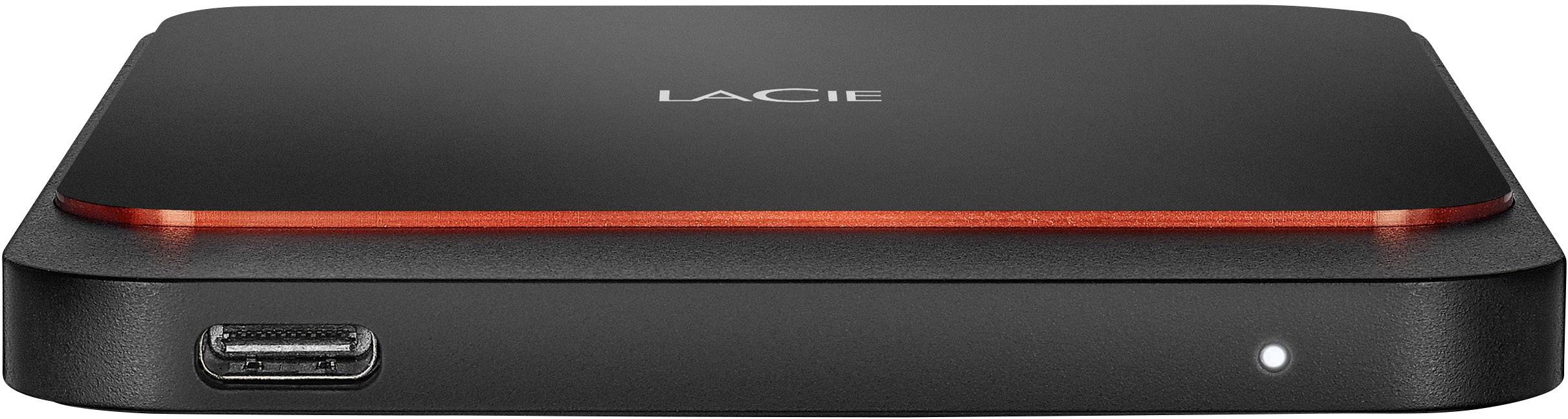 LaCie Portable SSD 500GB Externe SSD USB-C™ Schwarz STHK500800