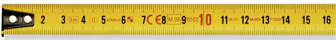 Stabila BM 30 16449 Maßband 2 m Stahl