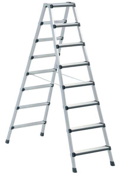 ZARGES 41437 Aluminium Stufen-Stehleiter klappbar 11.7 kg