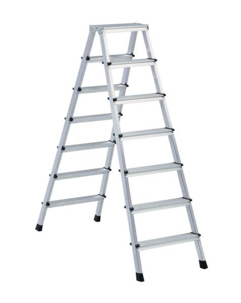 ZARGES 41267 Aluminium Stufen-Stehleiter klappbar 8.2kg