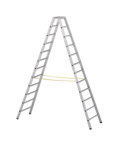 ZARGES 41312 Aluminium Stufen-Stehleiter klappbar 17.8 kg