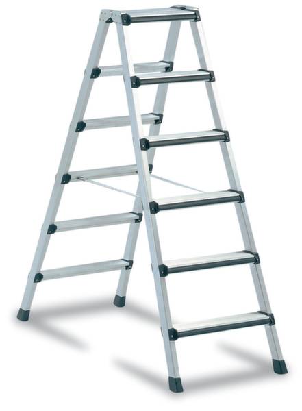 ZARGES 41435 Aluminium Stufen-Stehleiter klappbar 8.3 kg