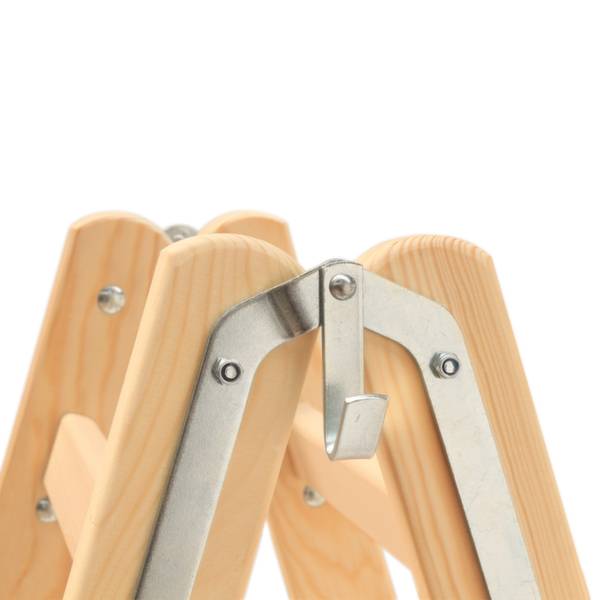 Hymer 7141024 Holz Stufen-Doppelleiter 25 kg